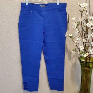 89th & Madison Blue Bow Crop Pant